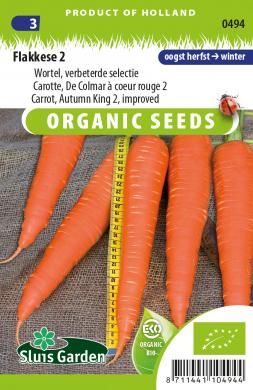 Carrot Flakkese 2 BIO (Daucus) 1100 seeds SL